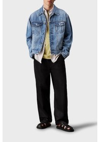 Resim Calvin Klein Erkek Kot Ceket Lv04rb794g Ube Mavi Mavi 