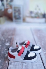 Resim macco shoes Unisex Renkli Cırtlı Çocuk Bebek Spor Ayakkabı 