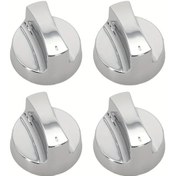 Resim Topshop1 4 Adet Galvanizli Gazlı Izgara Düğme Aksesuarı Taban Olmadan Eski Düğme Yedek 