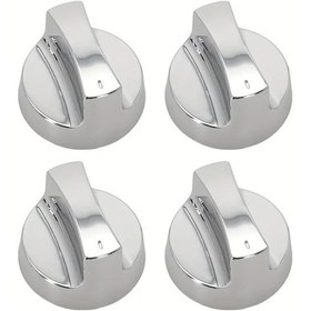 Resim Topshop1 4 Adet Galvanizli Gazlı Izgara Düğme Aksesuarı Taban Olmadan Eski Düğme Yedek 