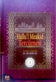 Resim Mütercim Yayınları Hallul Meakid Tercümesi 3//ibn I Hişam El Ensari 