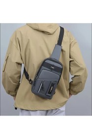 Resim tur bike Büyük Kapasiteli Çapraz Çanta Gri 