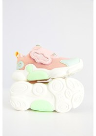 Resim Vicco Gum Işıklı Kız Okul Öncesi Pudra Spor Ayakkabı Pudra 