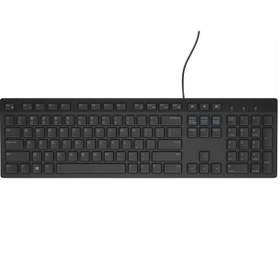 Resim DELL KB-216 Kablolu F Klavye Siyah (580-ADGO) 