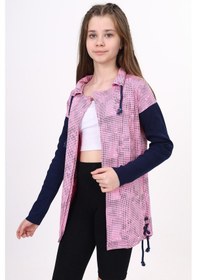 Resim Toontoy Kız Çocuk Komple Baskılı Hırka Pembe 