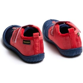 Resim Gezer Kışlık Braveman Baskılı Rahat Cırtlı Erkek Bebek Çocuk Panduf Kırmızı 