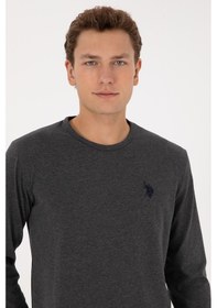 Resim U.s. Polo Assn. Erkek Antrasit Melanj Pijama Takım 50318602-vr081 Antrasit Melanj 
