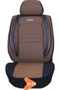 Resim K-Design GOLD JAKAR TİCARİ KOLTUK KILIFI SERİSİ TABA SİYAH AN994 