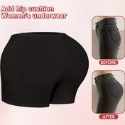 Resim Kadınlar için Yüksek Bel Kalça Kaldırma Şekillendirici Külot - Çıkarılabilir Pedli, Karın Kontrollü Bodycon Kısa Külot, Kalça ve Popo Geliştirme, Yüksek Sıkıştırma Zarif Tasarım, Elde Yalnızca Yıkanabilir, Dikişsiz İç Giyim, Dayanıklı Kumaş 
