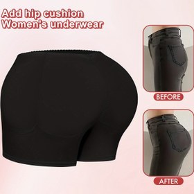 Resim Kadınlar için Yüksek Bel Kalça Kaldırma Şekillendirici Külot - Çıkarılabilir Pedli, Karın Kontrollü Bodycon Kısa Külot, Kalça ve Popo Geliştirme, Yüksek Sıkıştırma Zarif Tasarım, Elde Yalnızca Yıkanabilir, Dikişsiz İç Giyim, Dayanıklı Kumaş 