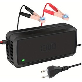 Resim Boatshop1 12v5a Siyah Akıllı Motosiklet Akü Şarj Cihazı Pulse Akü Şarj Aparatı 