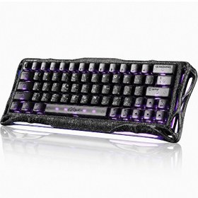 Resim GravaStar Mercury V60 Pro Kablolu İngilizce Q Manyetik Switch Gaming Klavye Cyber Frost Black 