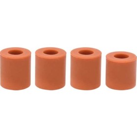 Resim 3D Yazıcı Isıtıcı Tabla Kalibrasyon/Tesviye Silikonu - 4 Adet - Creality Uyumlu - Turuncu 
