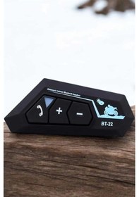 Resim Ceylan Adam İnterkom Intercom Kask Kulaklık Bt22 Bluetooth Motosiklet Kulaklık 5.0 Bluetooth 