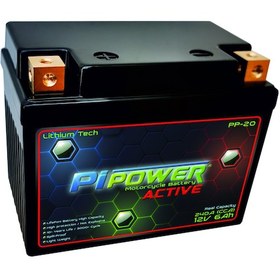 Resim Pipower Active Compact 12v 6ah Lithium Lifepo4 Lityum Motosiklet 