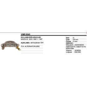 Resim VERTEX DİOT TABLASI MAZDA B2200 89-97 