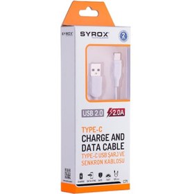 Resim Type-C Usb Şarj Ve Data Kablo 2.0A (120Cm) C71 (356964196) 