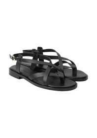Resim Sandalet Kadın 86p2 Frau London Leather Nero Siyah 