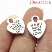 Resim Wecharms El Yapımı Kalp Charms Takı Kiti - Dıy Kolye Aksesuarları Altın-renk 