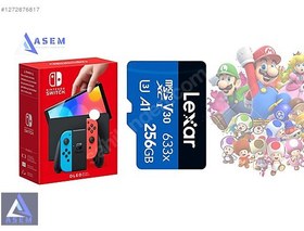 Resim 50 Oyunlu 256 Gb Çanta Ekran Nintendo Oled (Xboxe Seri S Takas) 