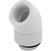 Resim CORSAIR CX-9055007-WW Fitting (adapter) ,XF Adapter 2-pack (45° Angled rotary; glossy white) 