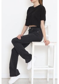 Resim Mokashopin - İspanyol Paça Kot Pantolon Füme1 - 11878.1431. 001 