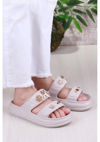 Resim Fort Smx Ez5118 Plaj Deniz Havuz Terliği Hafif Rahat Esnek Kadın Terlik Kum 