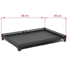 Resim Şömine Altlığı Kalın Şaç Şömine Soba Altlığı 88x60 L Boy 