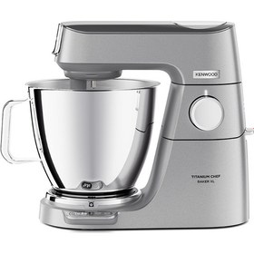 Resim Kenwood Kvl85.004sı Titanium Chef Baker Xl 1200w 7l Çift Hazne Döküm Mutfak Şefi Stand Mikser Gümüş 