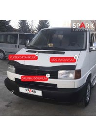 Resim Volkswagen Transporter T4 1995-2003- Yıl Aralığı Uyumlu Kaput Rüzgarlığı 4mm Siyah 