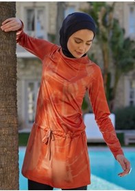 Resim Mayovera Batik Tarçın Tek Üst Mayo 001 