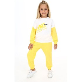Resim Toontoy Kids Toontoy Kız Çocuk Baskılı Eşofman Takım Koyu Sarı 