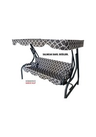 Resim 3 Kişilik Salıncak Minderi Süngersiz Kılıfı Karaçatı Bahçe Minder (552012692) 