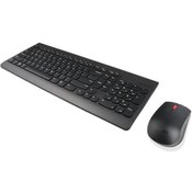 Resim Lenovo 4X30H56827 Professional Wireless Siyah Klavye Mouse Set 