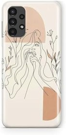 Resim Samsung Galaxy A72 ile Uyumlu Sanatsal Desen Tasarım Baskılı Şeffaf Kılıf 5 