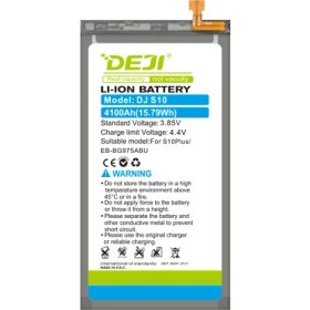 Resim Deji Samsung Galaxy S10 Plus Uyumlu Mucize Batarya Eb-bg975abu 