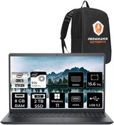 Resim Dell Vostro 3520 i5 1235U 8GB RAM 2TB SSD 15.6'' FHD W11HOME N1605PVNB3520 & PER4 ÇANTA 