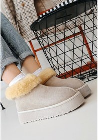 Resim Edali Bej Süet Bot Göründüğü Gibi 