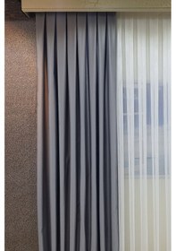 Resim Mat Saten Açık Gri Fon Perde Gri 