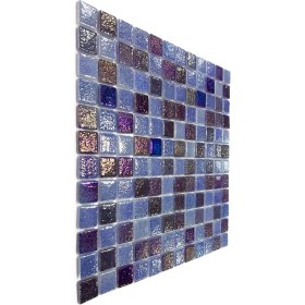Resim MozaiKristaL Havuz ve Tüm Yüzeyler Için Cam Mozaik.Cam ölçüleri: 25X25X5 mm. File ölçüsü: 31,5X31,5 cm ( 1 Koli = 10 Karo File = 1 m2 Fiyatıdır ) 