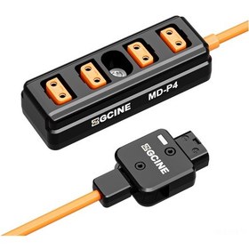 Resim Yaozixa Zgcıne Md-p4 14.8v 4-çıkışlı D-tap Güç Kablosu, 180 Döner Plug, 60cm Uzunluk, 150w/10a 