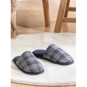 Resim Lc Waikiki Yeni Sezon Ekose Desenli Erkek Ev Terliği 