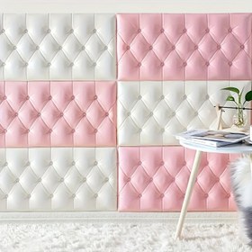 Resim 6 Adet 3D Kendinden Yapışkanlı Köpük Duvar Çıkartması - Darbeye Karşı Tuğla Tasarımı, Kolay Yapıştırma & Sökme, Çok Renk Seçeneği (Pembe, Beyaz, Bej, Açık Mavi, Koyu Gri) - Yatak Odası, Koridor ve Ev Dekoru için Çıkarılabilir Duvar Kağıdı Alternatifi - Dayanıklı Poliüretan Köpük Paneller, Gizlilik ve Stil İçin, Dokulu Yüzey, Yüksek Kalite Bitim, Dekoratif Paneller, İç Mimarlar 