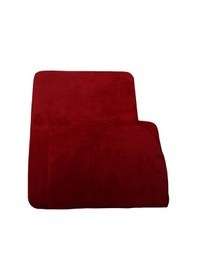 Resim Unicolor Düz Kırmızı 3'lü Banyo Paspası Halısı Seti Kaymaz Deri T Kırmızı 