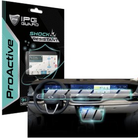 Resim Ipg Togg T10F 12.3"+29" Bilgi Eğlence (Tek Parça) + 8" Kumanda Ekranı için ProActive Koruyucu 