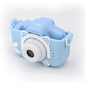 Resim Genel Markalar XO XJ01 Mini Dijital Oyunlu Çocuk Kamerası ÖnArka Kamera, 8X Zoom, 1080P Video, Oyunlu, Renkli Çerçe 