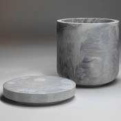 Resim Kapaklı DIY Yuvarlak Pürüzsüz Kupa Saklama Kavanozu Silikon Kalıp El Yapımı Mum Tutucu Kupa AromaRelax Mum Kalıbı Alçı Reçine Kalıbı Ev Dekoru 