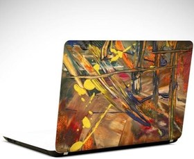 Resim Boya Geçişleri Soyut Laptop Sticker 13 İnch (34X24CM) 