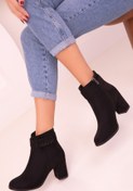 Resim SOHO Siyah Süet Kadın Bot & Bootie 15372 