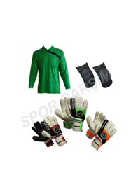 Resim Kaleci Forması Numara Baskılı,Dirseklik,White Kaleci Eldiveni Set (230990991) Koyu Yeşil 